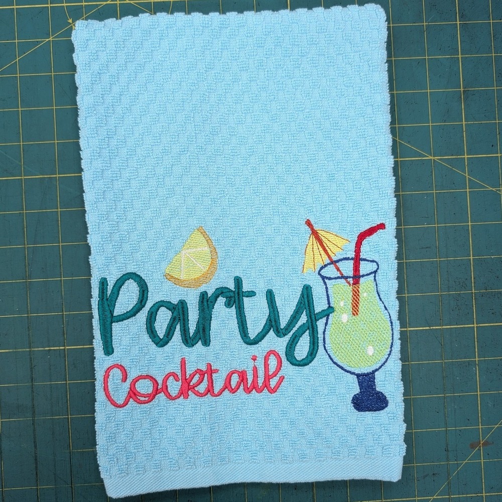 Party Cocktail Kitchen Bath Tea Bar Hand Towel Great Gift Idea!